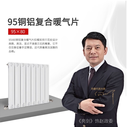 銅鋁復(fù)合95×80A散熱器