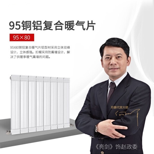 銅鋁復(fù)合95×80散熱器